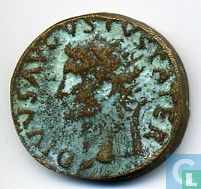 Romeinse Keizerrijk Postume Dupondius van Keizer Augustus 22-23 n.Chr. - Afbeelding 2
