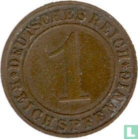Duitse Rijk 1 reichspfennig 1925 (F) - Afbeelding 2