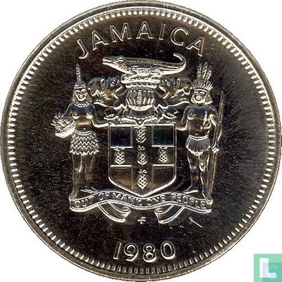 Jamaica 25 cents 1980 - Image 1