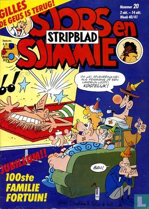 Sjors en Sjimmie stripblad 20 - Afbeelding 1
