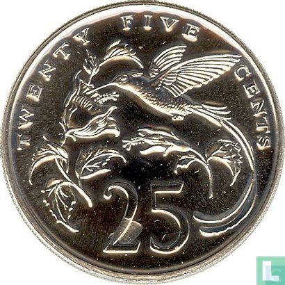 Jamaika 25 Cent 1980 - Bild 2