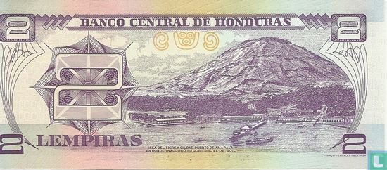 Honduras 2 Lempiras - Image 2