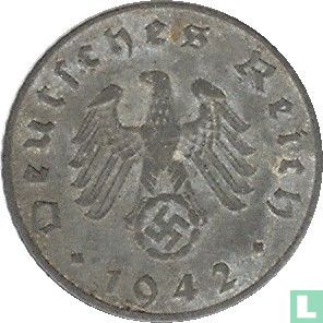 Duitse Rijk 5 reichspfennig 1942 (F) - Afbeelding 1