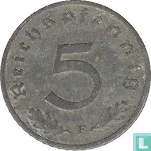 German Empire 5 Reichspfennig 1942 (F) - Image 2