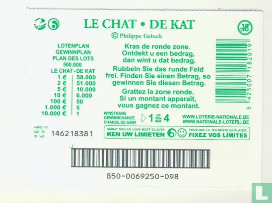 Le Chat - De Kat - Afbeelding 2