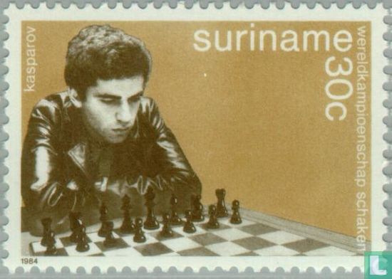 Kasparow und Karpow Schach-WM