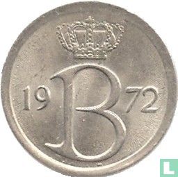 Belgique 25 centimes 1972 (FRA) - Image 1