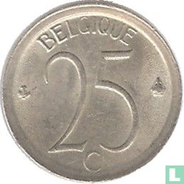 Belgium 25 centimes 1972 (FRA) - Image 2