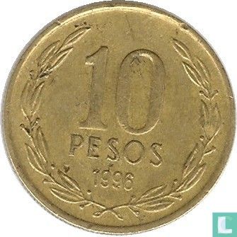 Chili 10 pesos 1996 - Image 1