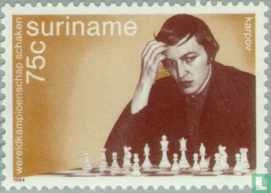 Kasparow und Karpow Schach-WM