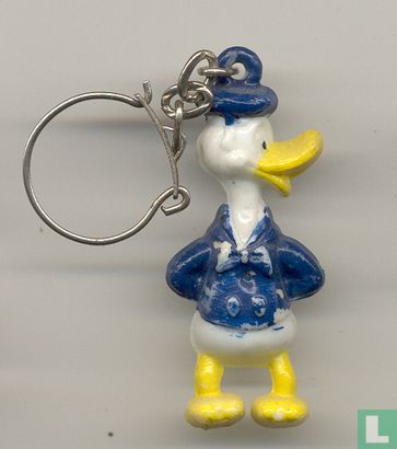 Donald Duck [wit, beschilderd]