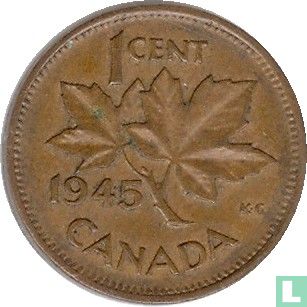 Canada 1 cent 1945 - Image 1