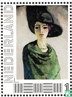 Kees van Dongen - Femme au chapeau noir - Image 1