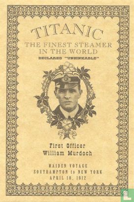 Titanic First Officer William Murdoch
