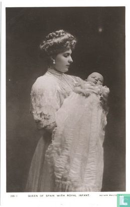 Queen Ena with Prince the Asturias ~baby~