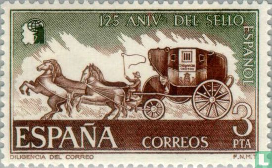 125 years of Spanish stamps