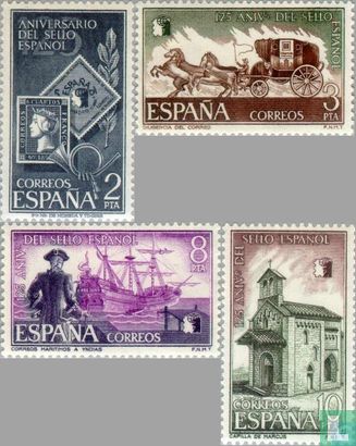 125 jaar Spaanse postzegels