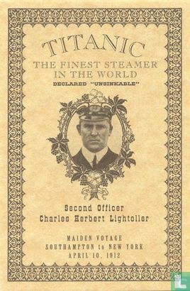 Titanic Second Officer Charles Herbert Lightoller