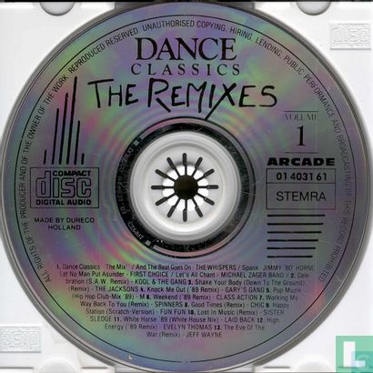 Dance Classics - The Remixes vol.1 - Afbeelding 3
