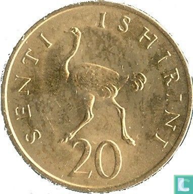 Tanzania 20 senti 1979 - Image 2