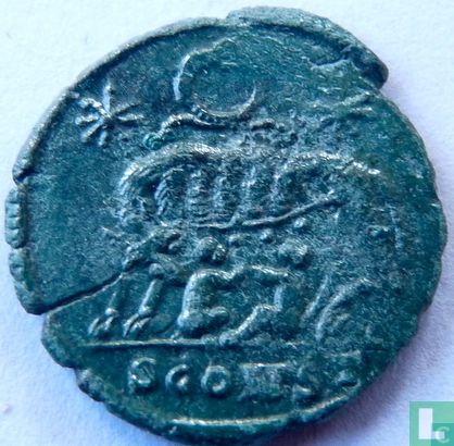 Romeinse Keizerrijk Arelate Anonieme AE3 Kleinfollis van Constantijn I en zijn zonen - Afbeelding 1