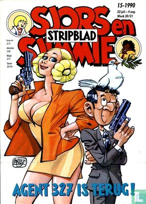 Sjors en Sjimmie stripblad 15 - Image 1