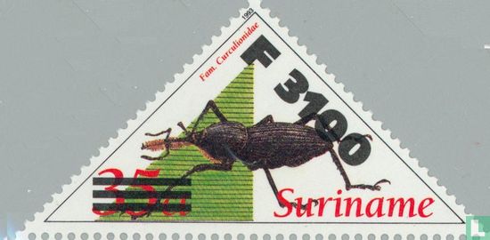 Insects with overprint