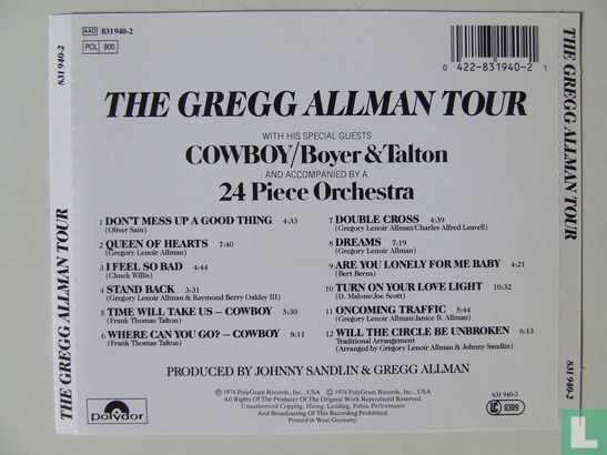 The Gregg Allman tour - Image 2