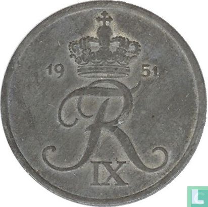 Dänemark 5 Öre 1951 - Bild 1