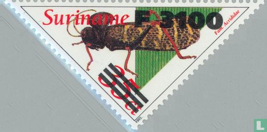 Insects with overprint