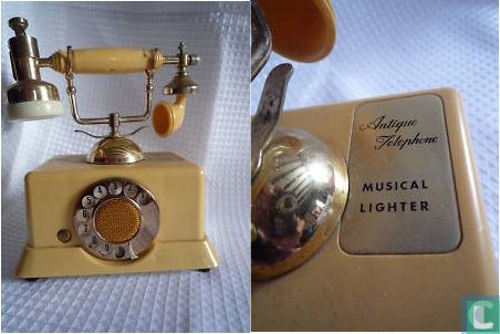 Antique Telephone Musical Lighter - Image 1