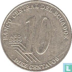 Équateur 10 centavos 2000 - Image 1