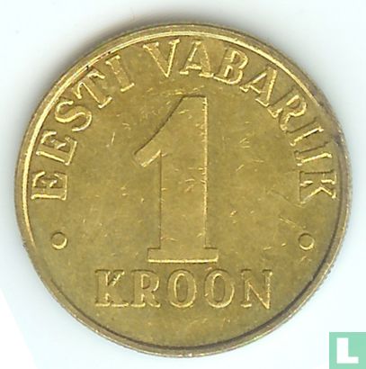 Estonia 1 kroon 2001 - Image 2