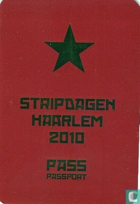 Stripdagen Haarlem 2010 Pass - Passport - Afbeelding 1