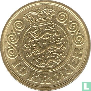 Dänemark 10 Kroner 1989 - Bild 2