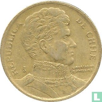 Chili 10 pesos 1992 - Afbeelding 2