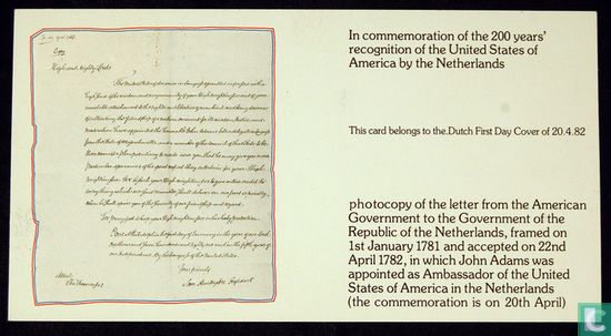 200 jaar Betrekkingen Nederland - USA - Afbeelding 3
