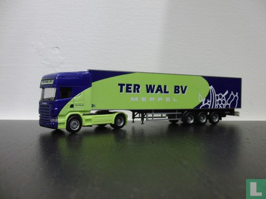 Scania R380 refrigerated box semi trailer 'Ter Wal BV Meppel'