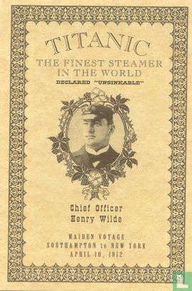 Titanic Chief Officer Henry Wilde
