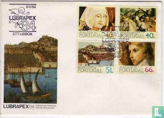 Portugees-Braziliaanse postzegeltent. LUBRAPEX 