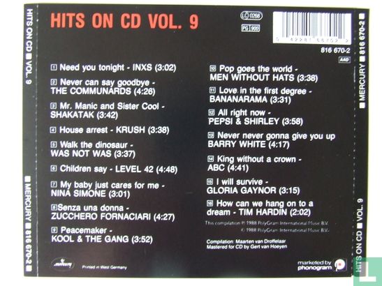 Hits on CD Vol. 9 - Afbeelding 2