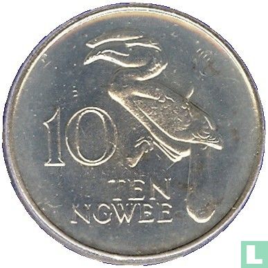 Zambia 10 ngwee 1978 - Image 2