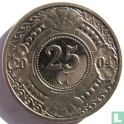 Nederlandse Antillen 25 cent 2004 - Afbeelding 1
