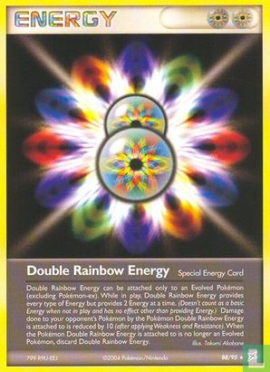 Double Rainbow Energy (Printing error:rare symbol)