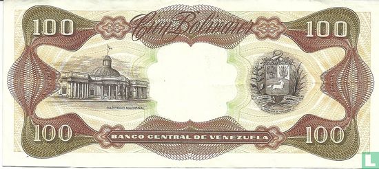 Venezuela 100 Bolívares 1989 - Image 2