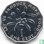 Jamaïque 1 cent 1980 (type 2) "FAO" - Image 2