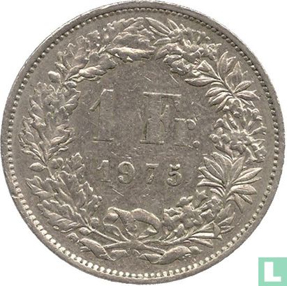 Zwitserland 1 franc 1975 - Afbeelding 1