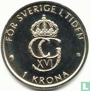 Sweden 1 krona 2000 "Millennium" - Image 2