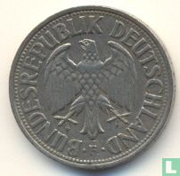 Allemagne 1 mark 1955 (F) - Image 2