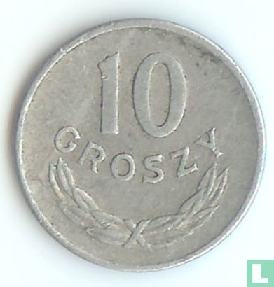 Poland 10 groszy 1949 (aluminum) - Image 2